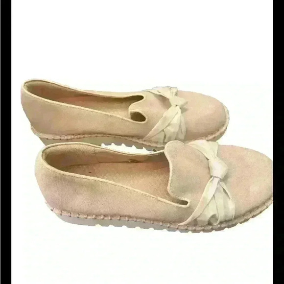 Skechers Shoes Women's 8.5 Rose Pink Rhinestone Slip On Walking Comfort Wedge - Picture 4 of 6